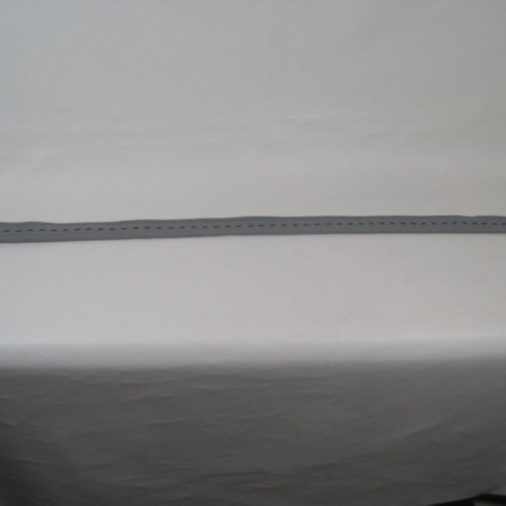 Boys Military Canvas Gray & Black Dash 34 inch Web Belt Double D-ring Buckle